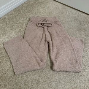 Tan Teddy Bear Sherpa Sweats